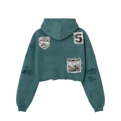 Blue Raspberry Patch Hoodie